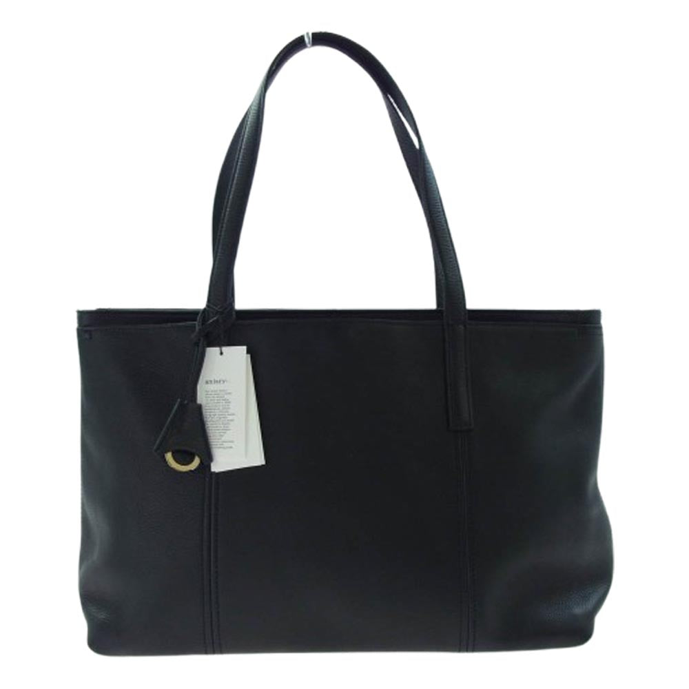 aniary アニアリ 07-02011 Shrink Leather シュリンクレザー トートバッグ ブラック系【新古品】【未使用】【中古】