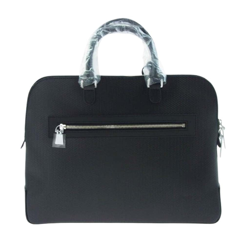 aniary アニアリ 34-01000 G-Film Leather ジーフィルムレザー トートバッグ ブラック系【新古品】【未使用】【中古】