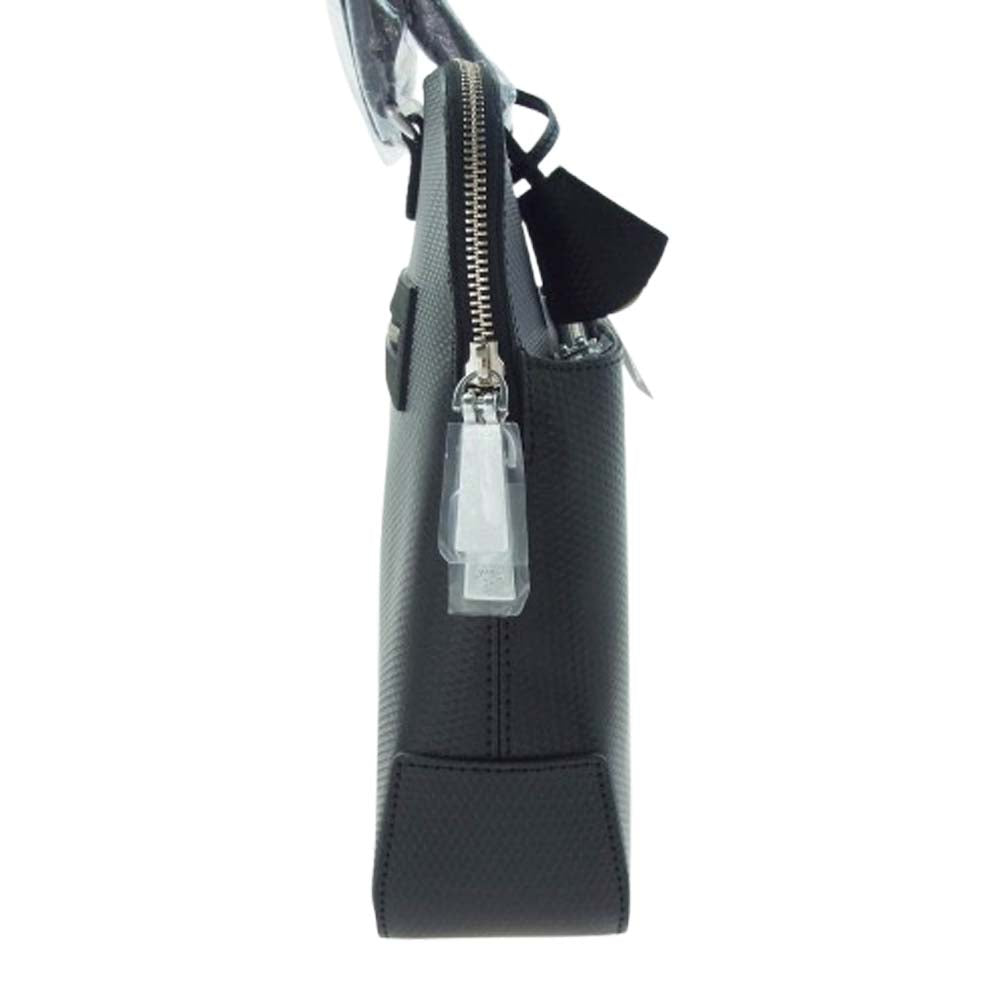 aniary アニアリ 34-01000 G-Film Leather ジーフィルムレザー トートバッグ ブラック系【新古品】【未使用】【中古】