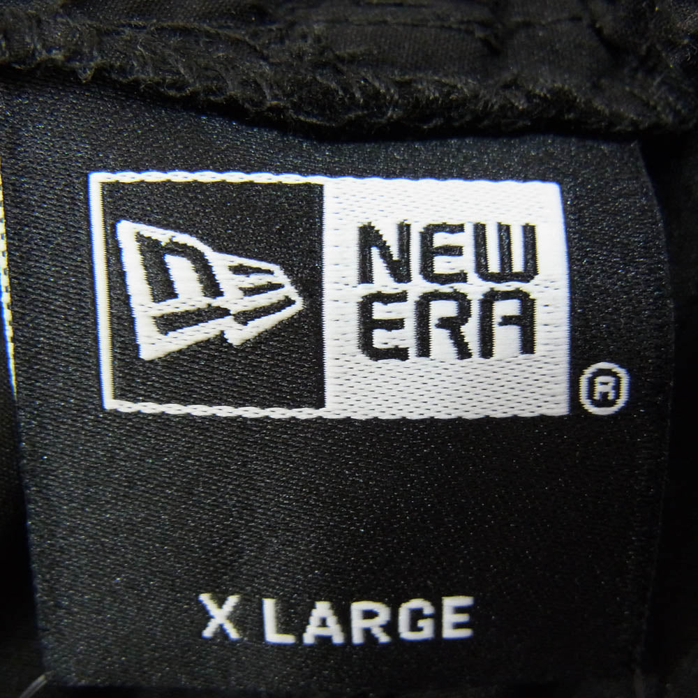 CALEE キャリー 25SS NEWERA LOGO OVERSIZED PIPING TRACK PANTS ニューエラ コラボ トラック パンツ ブラック系 XL【中古】