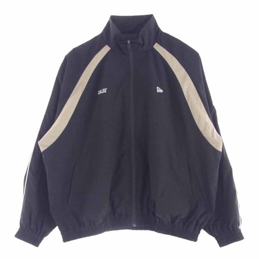 CALEE キャリー 25SS NEWERA LOGO OVERSIZED PIPING TRACK JACKET ニューエラ コラボ トラック ジャケット ブラック系 XL【中古】