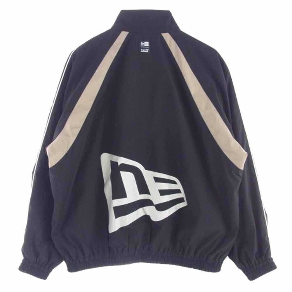 CALEE キャリー 25SS NEWERA LOGO OVERSIZED PIPING TRACK JACKET ニューエラ コラボ トラック ジャケット ブラック系 XL【中古】