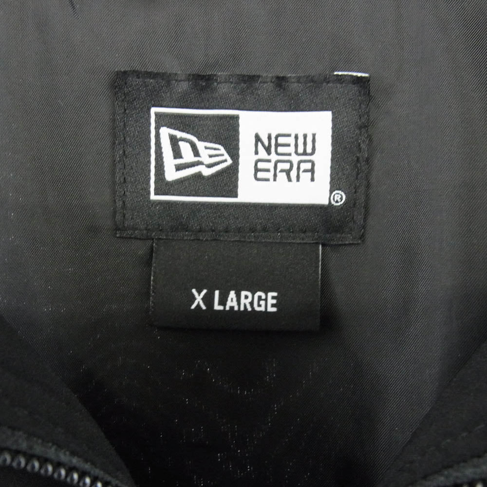 CALEE キャリー 25SS NEWERA LOGO OVERSIZED PIPING TRACK JACKET ニューエラ コラボ トラック ジャケット ブラック系 XL【中古】