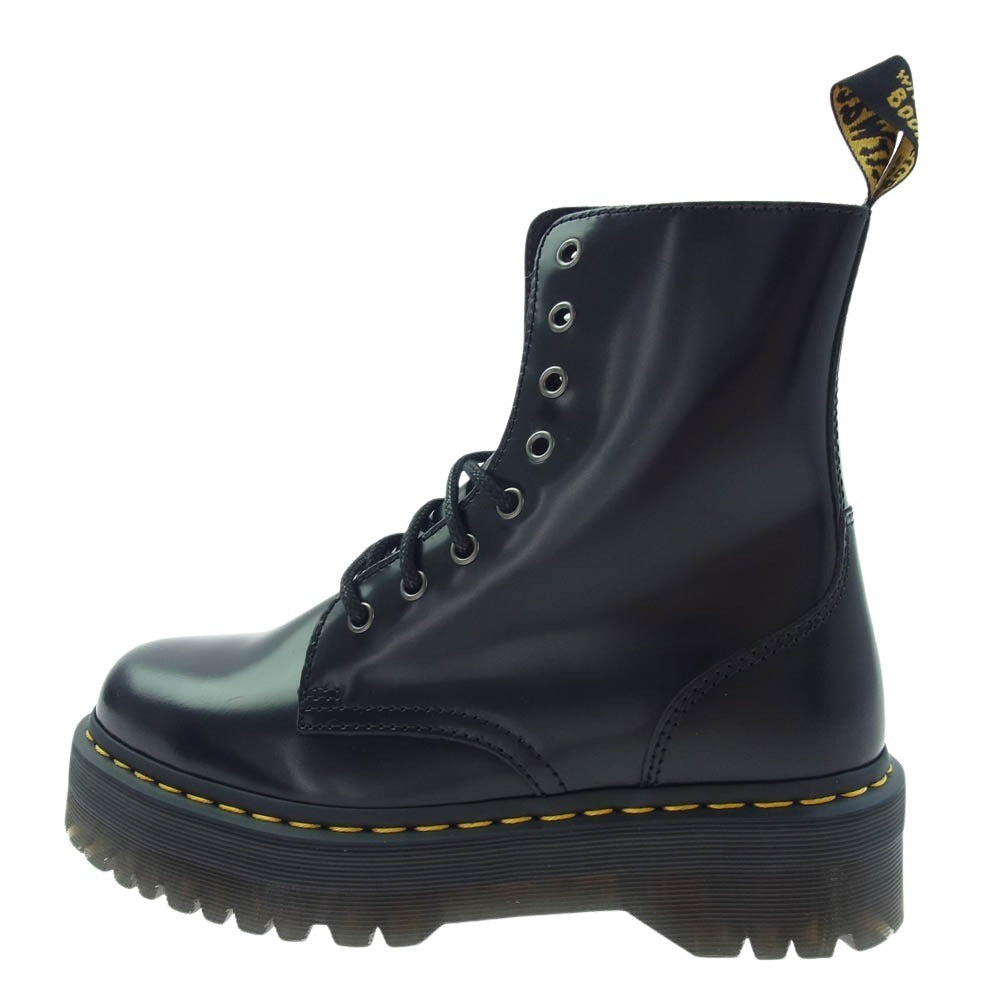 Dr.Martens ドクターマーチン 15265001 ORIGINALS BOOTS POLISHED SMOOTH JADON PLATFORM 8ホール ブーツ ブラック系 UK7【極上美品】【中古】