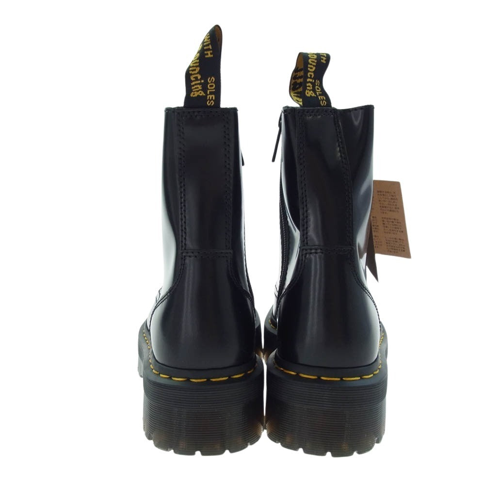 Dr.Martens ドクターマーチン 15265001 ORIGINALS BOOTS POLISHED SMOOTH JADON PLATFORM 8ホール ブーツ ブラック系 UK7【極上美品】【中古】