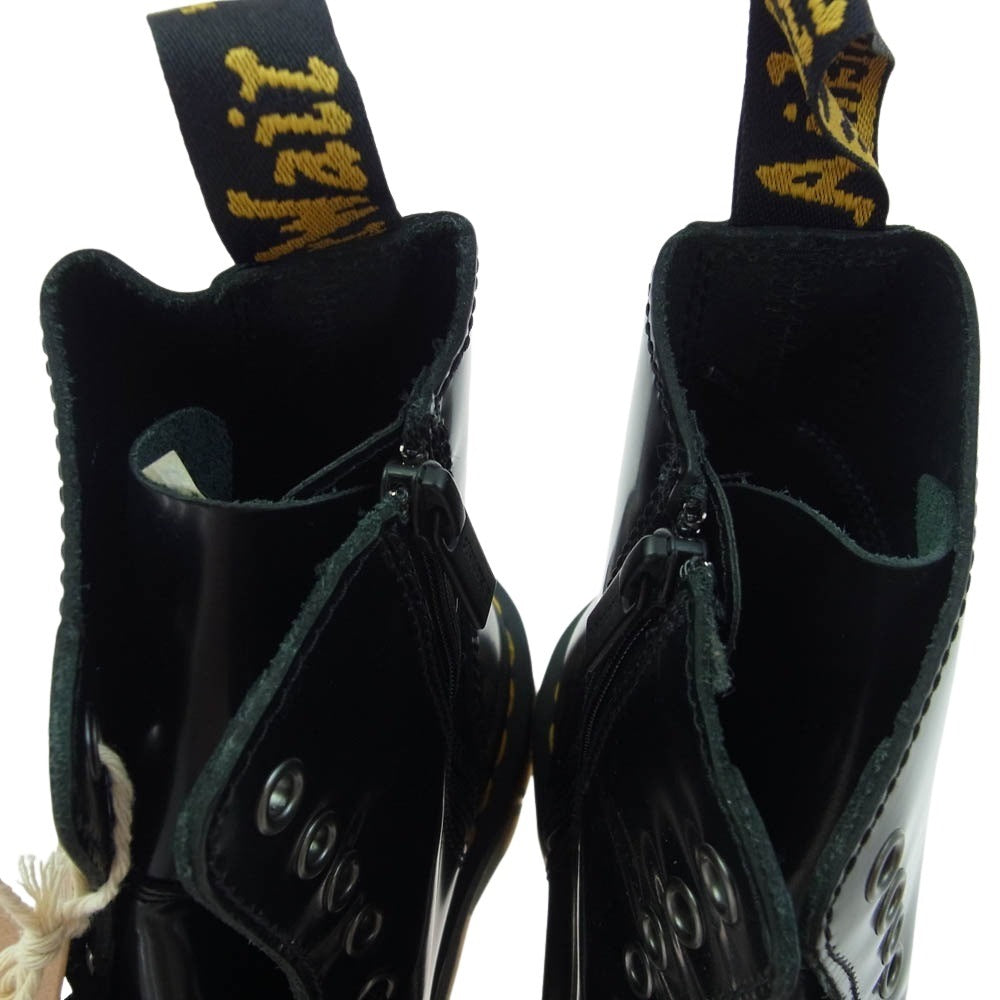 Dr.Martens ドクターマーチン 15265001 ORIGINALS BOOTS POLISHED SMOOTH JADON PLATFORM 8ホール ブーツ ブラック系 UK7【極上美品】【中古】