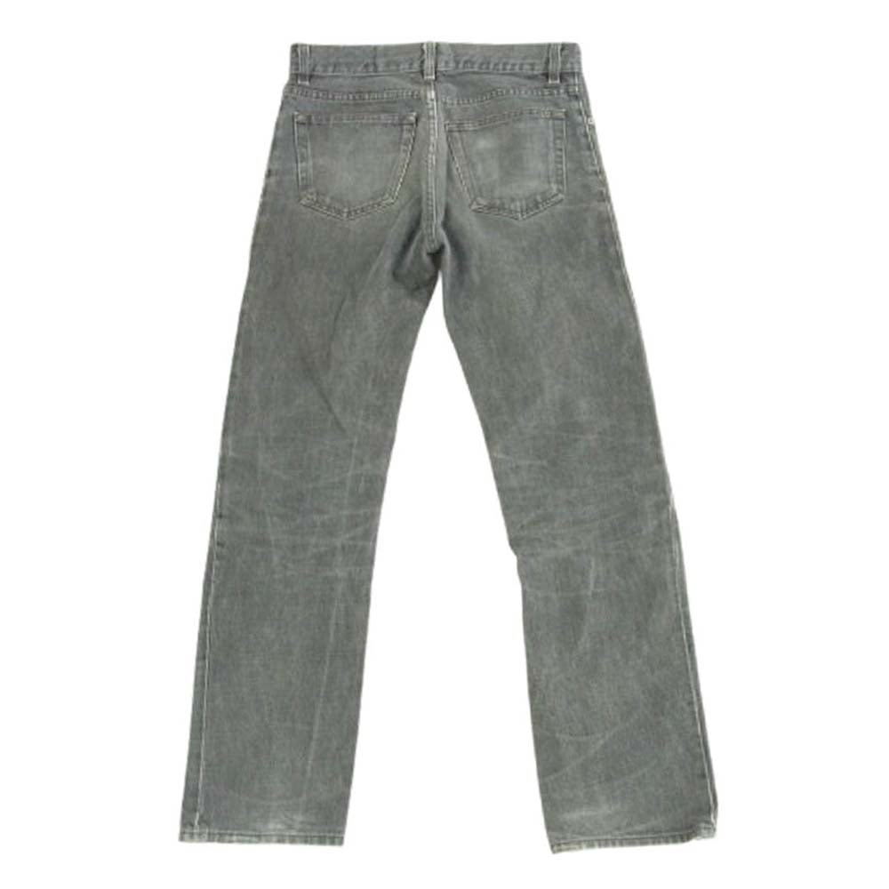 HELMUT LANG ヘルムートラング 本人期 CLASSIC CUT Denim Pants クラシック カット ボタンフライ ストレート デニム パンツ グレー系 29【中古】