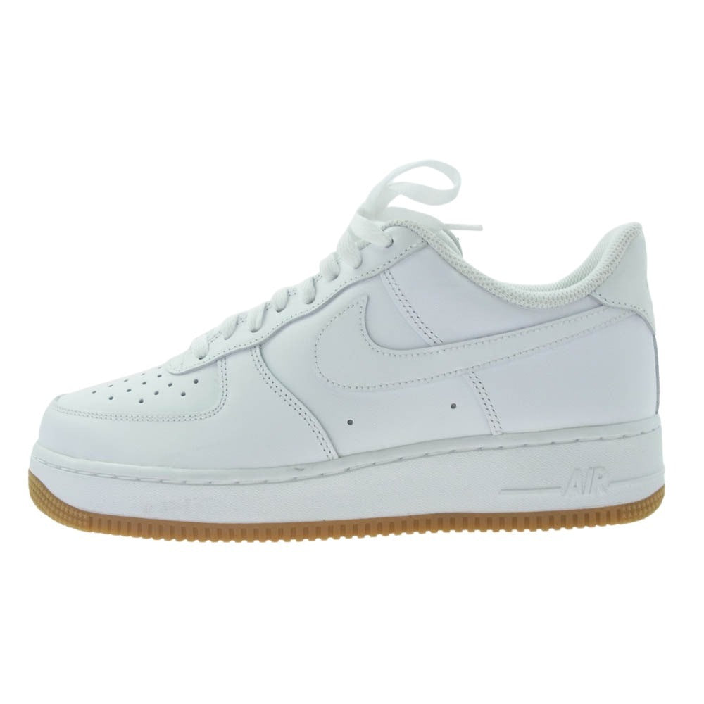 NIKE ナイキ DJ2739-100 Air Force 1 ’07 White Gum エアフォース 1 07 ホワイト ガム スニーカー ホワイト系 27cm【極上美品】【中古】