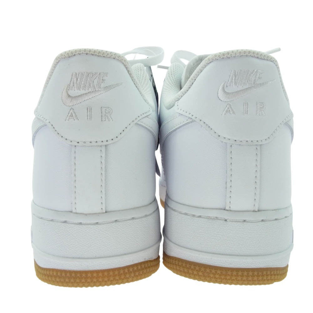 NIKE ナイキ DJ2739-100 Air Force 1 ’07 White Gum エアフォース 1 07 ホワイト ガム スニーカー ホワイト系 27cm【極上美品】【中古】