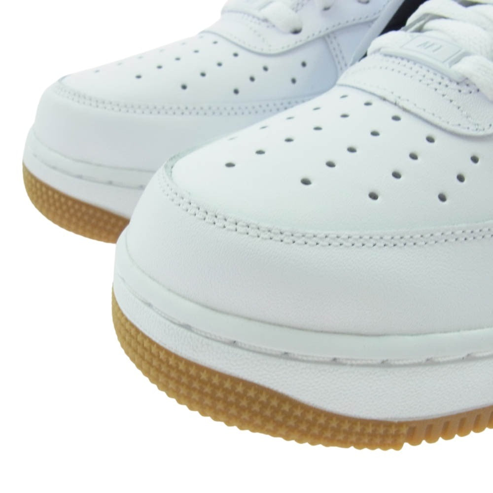 NIKE ナイキ DJ2739-100 Air Force 1 ’07 White Gum エアフォース 1 07 ホワイト ガム スニーカー ホワイト系 27cm【極上美品】【中古】