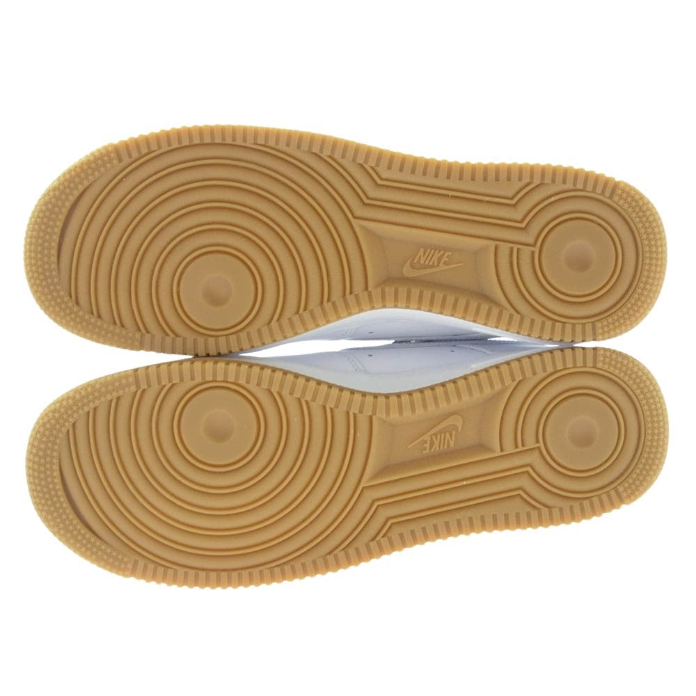 NIKE ナイキ DJ2739-100 Air Force 1 ’07 White Gum エアフォース 1 07 ホワイト ガム スニーカー ホワイト系 27cm【極上美品】【中古】