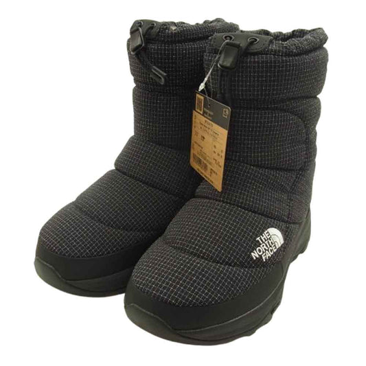 THE NORTH FACE ノースフェイス NF52470 Nuptse Bootie WP Dyneema ヌプシ ブーティ ウォータープルーフ VII ダイニーマ ブーツ ブラック系 24cm【新古品】【未使用】【中古】