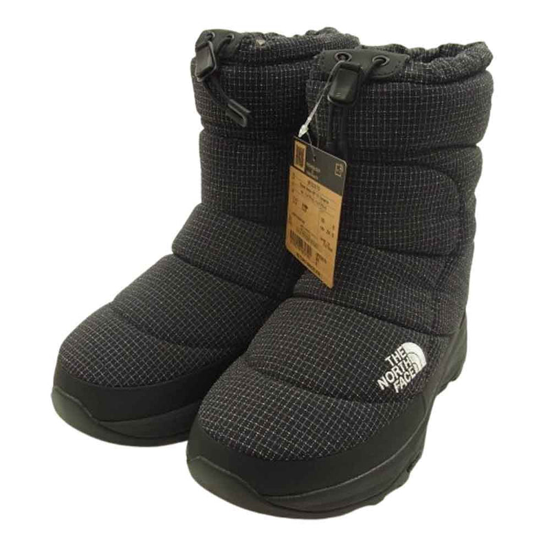 THE NORTH FACE ノースフェイス NF52470 Nuptse Bootie WP Dyneema ヌプシ ブーティ ウォータープルーフ VII ダイニーマ ブーツ ブラック系 24cm【新古品】【未使用】【中古】
