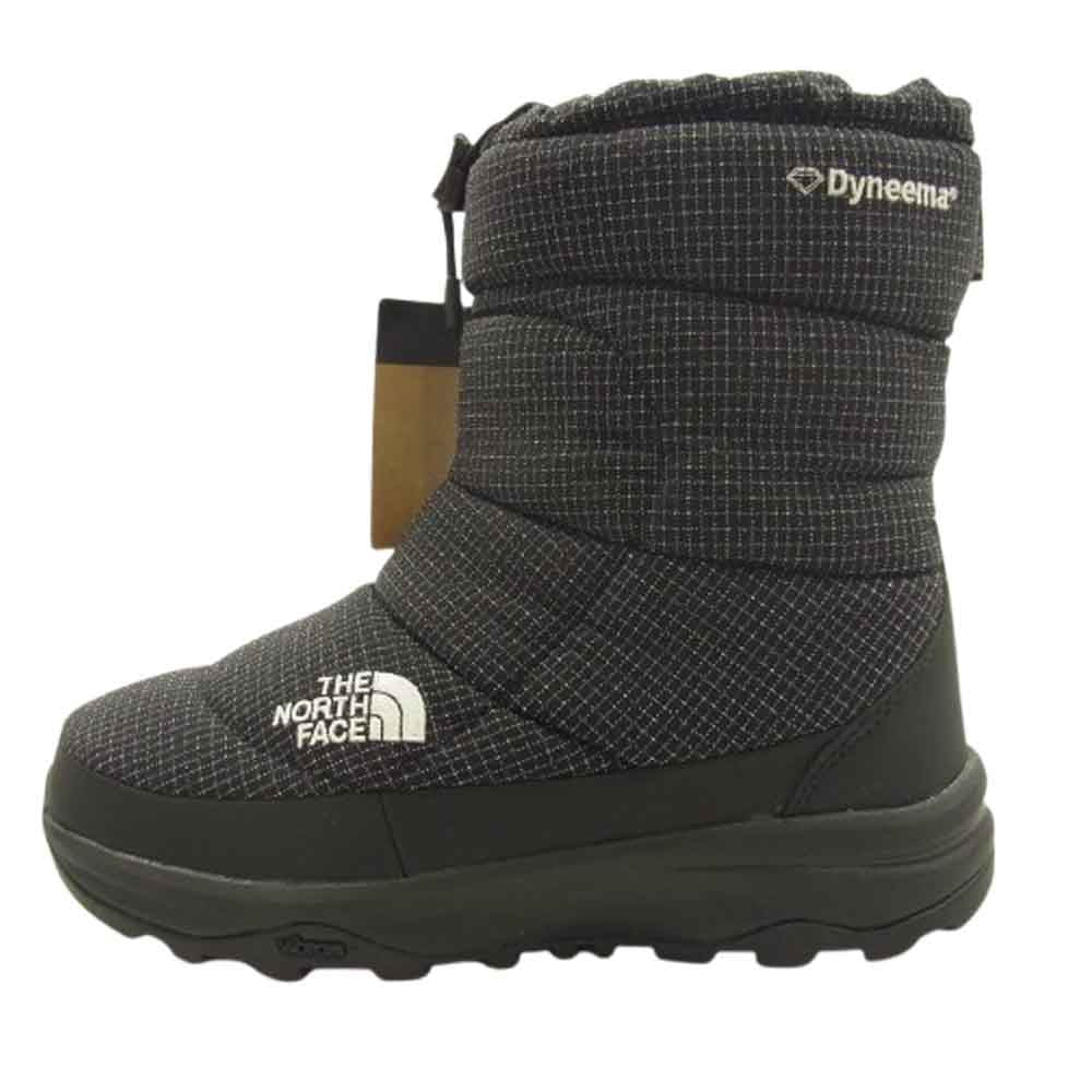 THE NORTH FACE ノースフェイス NF52470 Nuptse Bootie WP Dyneema ヌプシ ブーティ ウォータープルーフ VII ダイニーマ ブーツ ブラック系 24cm【新古品】【未使用】【中古】