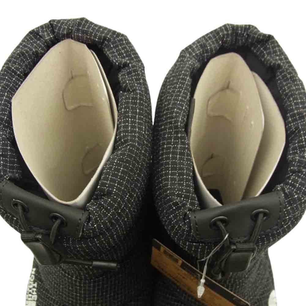 THE NORTH FACE ノースフェイス NF52470 Nuptse Bootie WP Dyneema ヌプシ ブーティ ウォータープルーフ VII ダイニーマ ブーツ ブラック系 24cm【新古品】【未使用】【中古】