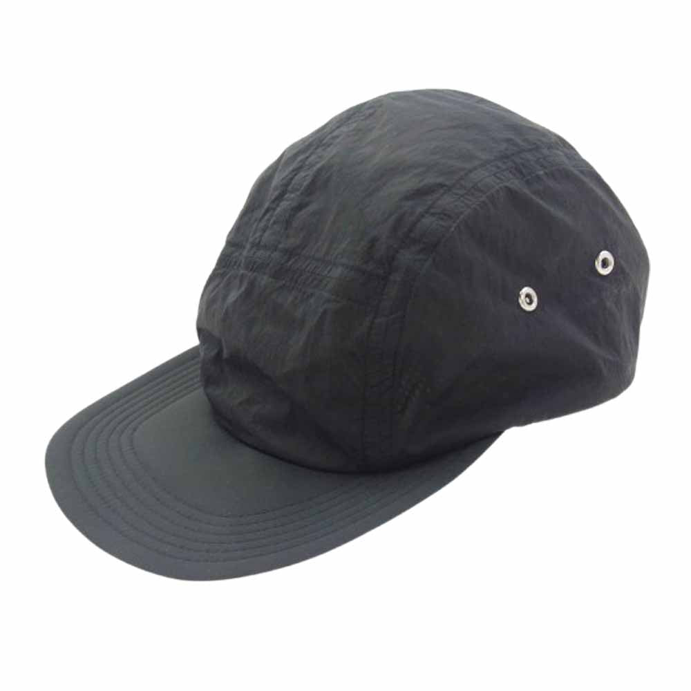 KIJIMA TAKAYUKI キジマタカユキ 241219 RECYCLED NYLON JET CAP リサイクル ナイロン ジェット キャップ ブラック系【中古】