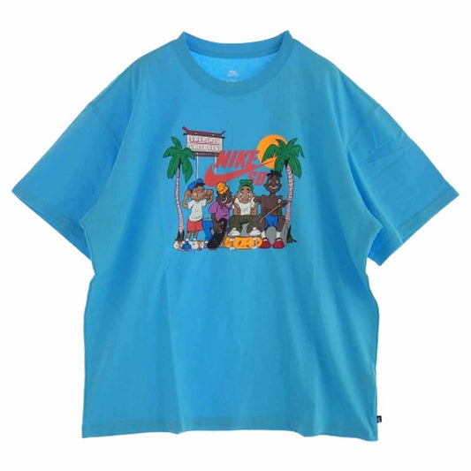 NIKE ナイキ FJ1150-416 SB Crenshaw Skate Club Tee 半袖 Tシャツ ライトブルー系 XL【美品】【中古】