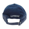 Supreme シュプリーム 25SS Leather Applique 6-Panel レザー アップリケ 6パネル キャップ 帽子 ネイビー系【新古品】【未使用】【中古】