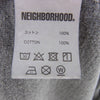 NEIGHBORHOOD ネイバーフッド 251PCNH-LT04 NH . TEE LS-4 顔料染め ウォッシュ加工 長袖 Tシャツ グレー系 XXL【新古品】【未使用】【中古】
