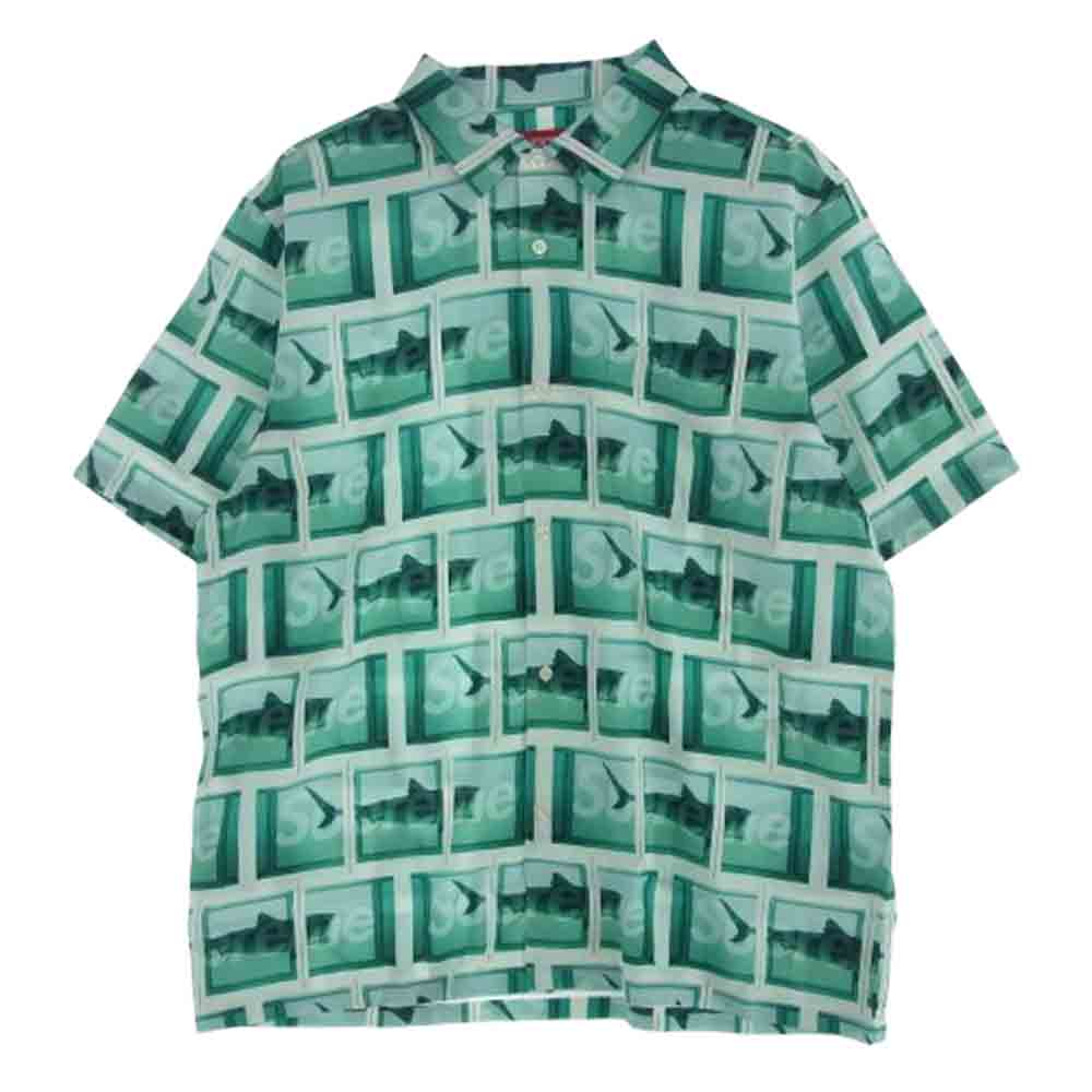 Supreme シュプリーム 25SS Damien Hirst SS Shirt ダミアン ハースト 半袖 シャツ グリーン系 XL【新古品】【未使用】【中古】