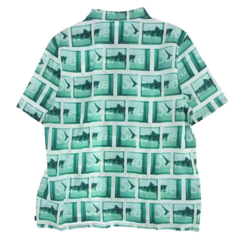 Supreme シュプリーム 25SS Damien Hirst SS Shirt ダミアン ハースト 半袖 シャツ グリーン系 XL【新古品】【未使用】【中古】