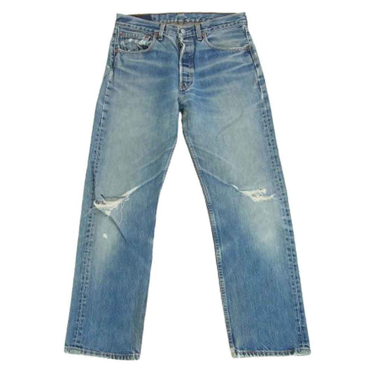 Levi's リーバイス 00's カナダ製 501 ボタンフライ デニムパンツ ボタン裏刻印217 インディゴブルー系 W32【中古】