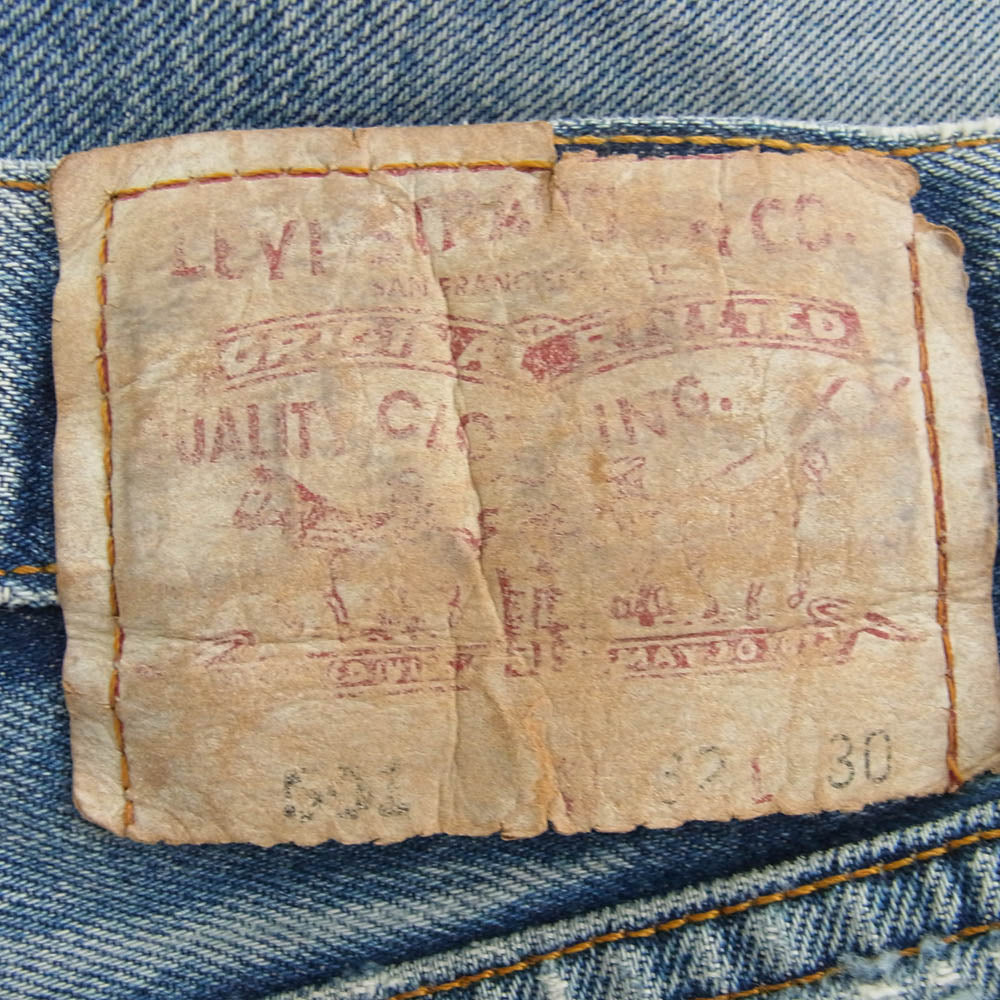 Levi's リーバイス 00's カナダ製 501 ボタンフライ デニムパンツ ボタン裏刻印217 インディゴブルー系 W32【中古】