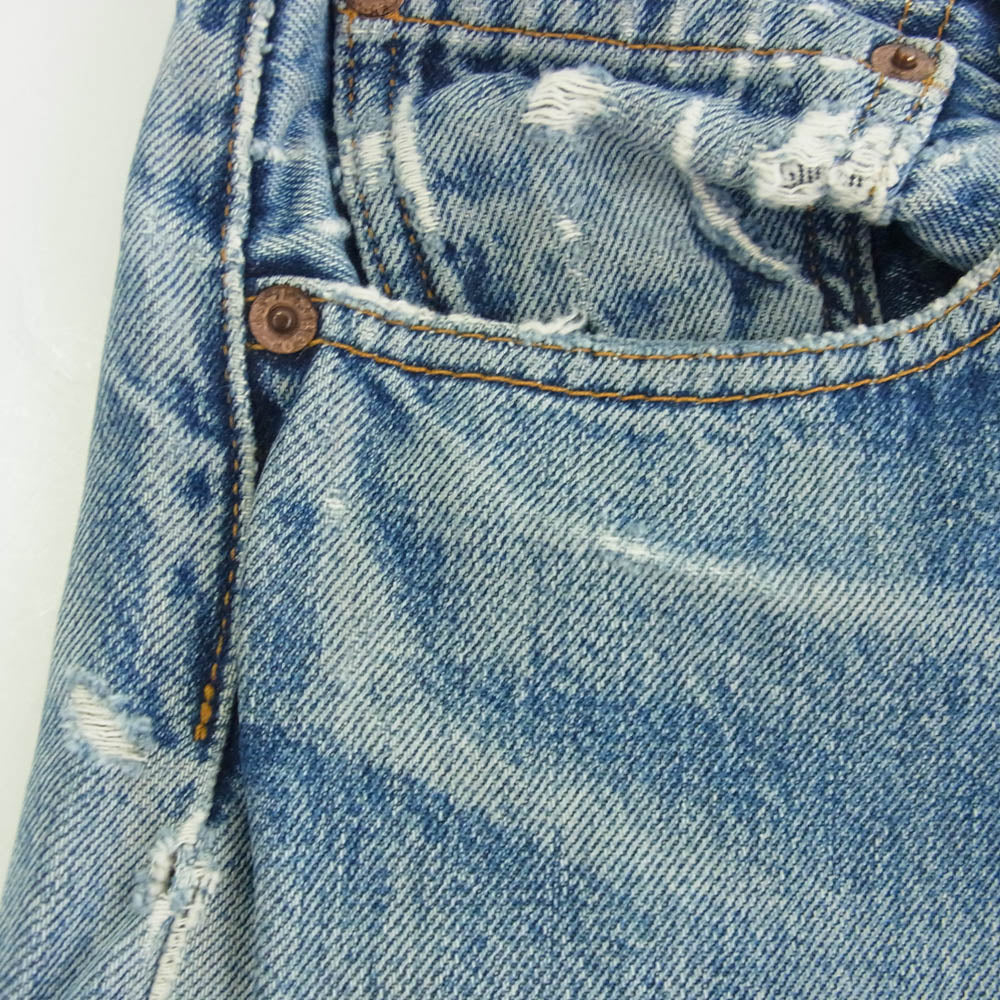Levi's リーバイス 00's カナダ製 501 ボタンフライ デニムパンツ ボタン裏刻印217 インディゴブルー系 W32【中古】