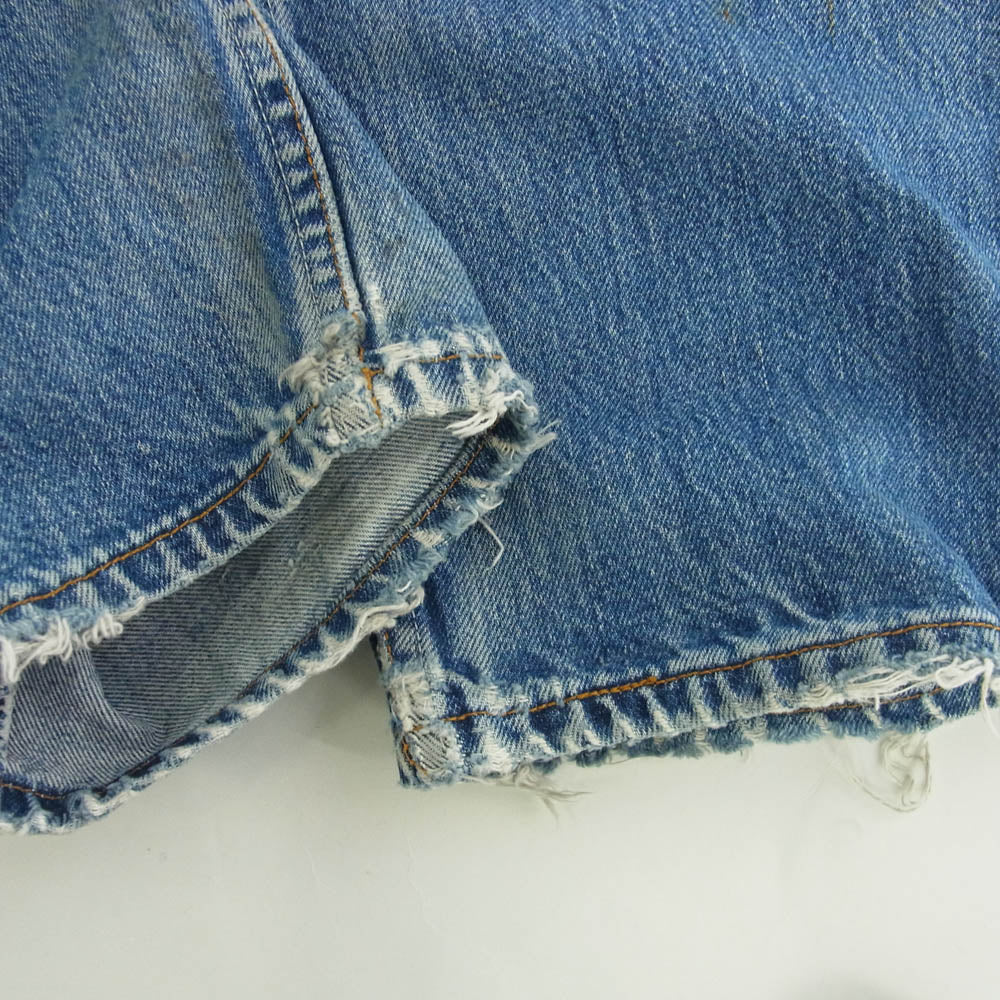 Levi's リーバイス 00's カナダ製 501 ボタンフライ デニムパンツ ボタン裏刻印217 インディゴブルー系 W32【中古】