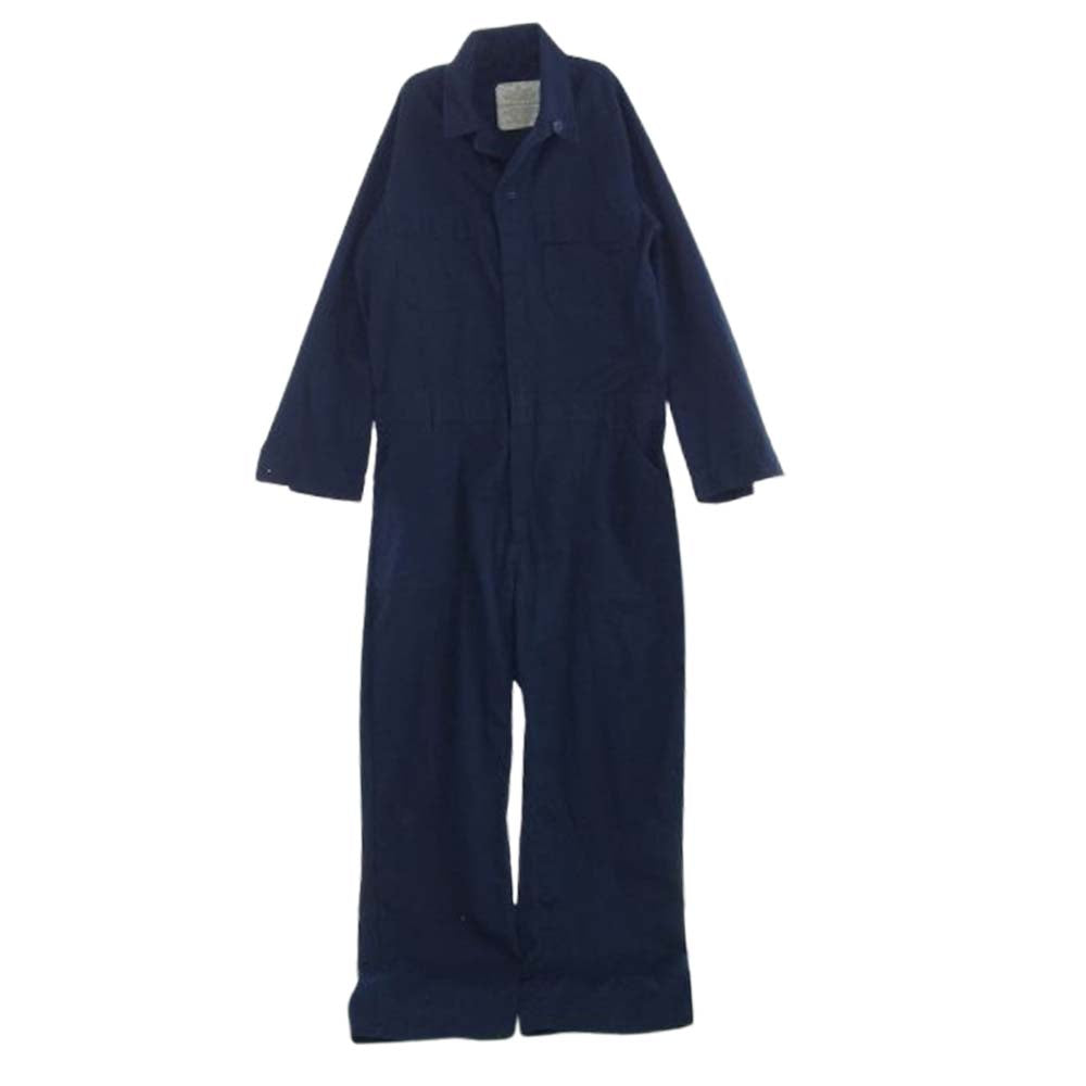ミリタリー 8405-01-057-5582 90's US.NAVY COVERALL UTILITY オールインワン つなぎ ネイビー系 44L【中古】