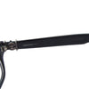 CHROME HEARTS クロムハーツ（原本無） 度入り SPLAT-A BSフレア テンプル ウェリントン型 サングラス アイウェア メガネ 眼鏡 ブラック系【中古】
