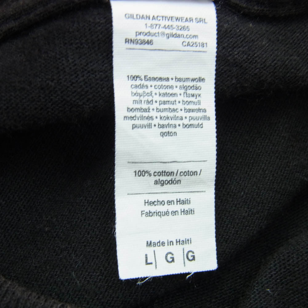 ザ エンノイ プロフェッショナル Electric Logo エレクトリックロゴ プリント Tシャツ ブラック系 L【中古】