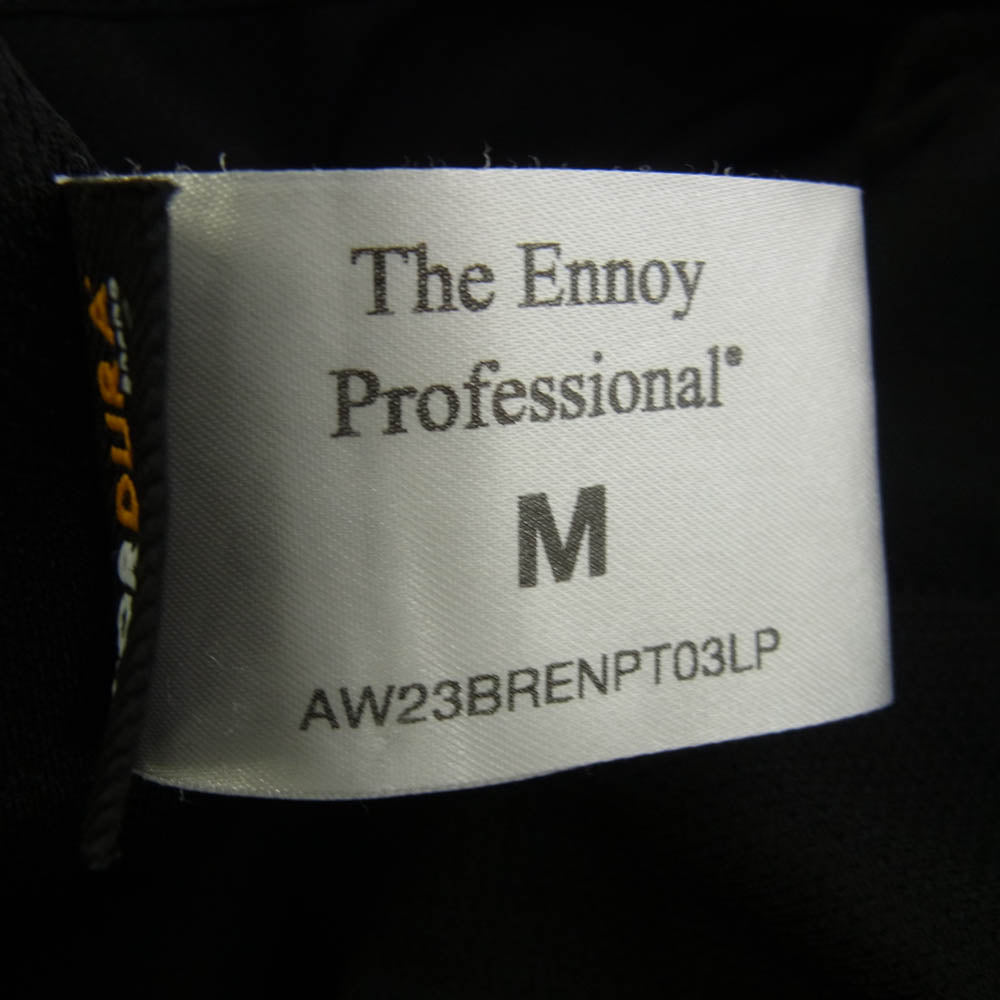 ザ エンノイ プロフェッショナル 23AW AW23BRENPT03LP WOOL BLEND RIP STOP EASY PANTS イージーパンツ ブラック系 M【中古】