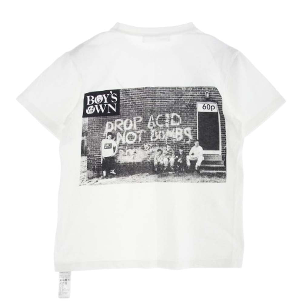 TOGA トーガ TC241-JK514 BOYS OWN Print T-shirt プリント Tシャツ 半袖カットソー ホワイト ホワイト系 S【中古】
