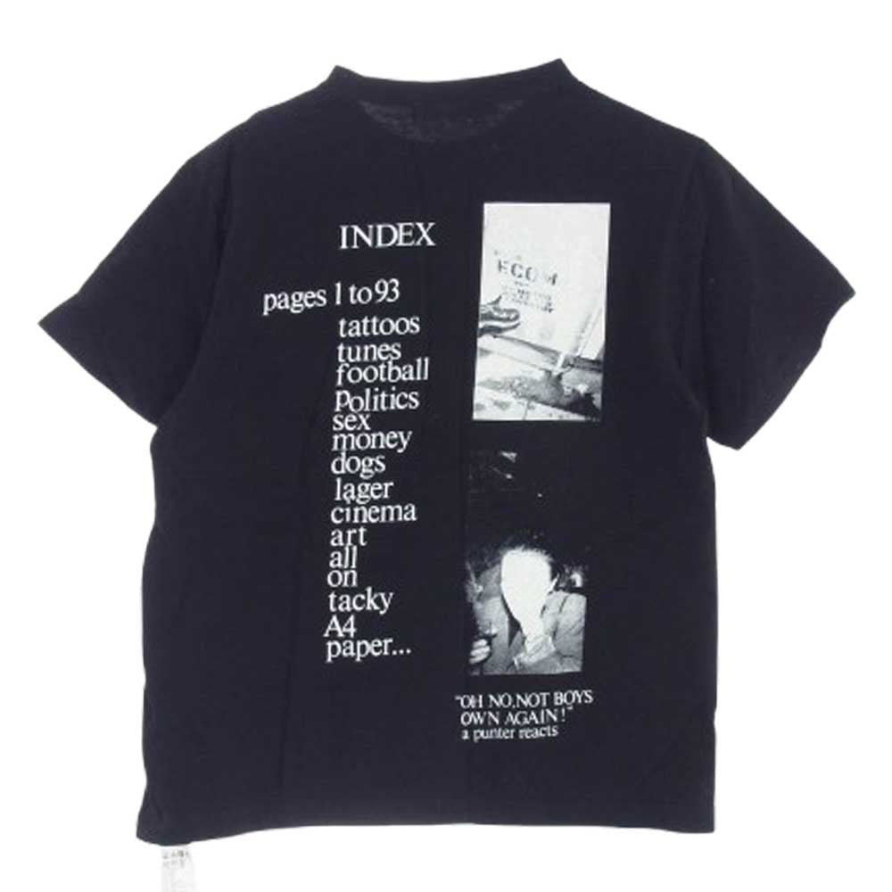 TOGA トーガ TC241-JK512 ISSUE ONE BOYS OWN Print T-shirt プリント Tシャツ 半袖カットソー ブラック ブラック系 S【中古】