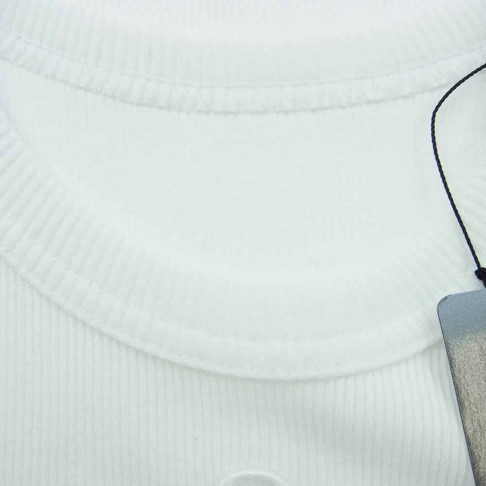 Sacai サカイ 25SS SCW-272 s Cotton Jersey Tank Top Sロゴ コットン ジャージー タンクトップ ホワイト系 1【新古品】【未使用】【中古】