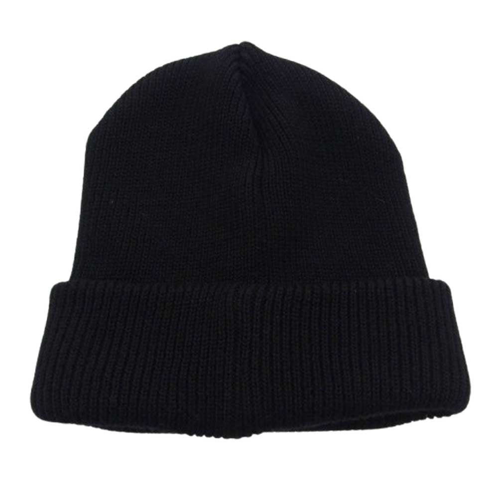 SAINT MICHAEL セントマイケル 23AW SM-A23-0000-050 KNIT CAP SAINT ニットキャップ ビーニー ニット帽 帽子 ブラック系 OS【中古】