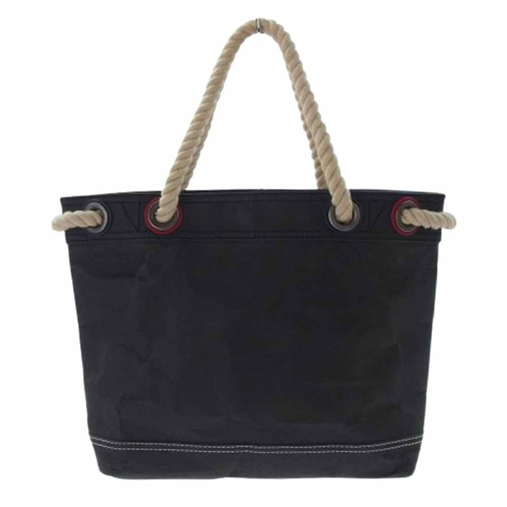 DIESEL ディーゼル ペーパー トート バッグ ハンドバッグ ダークグレー系【中古】