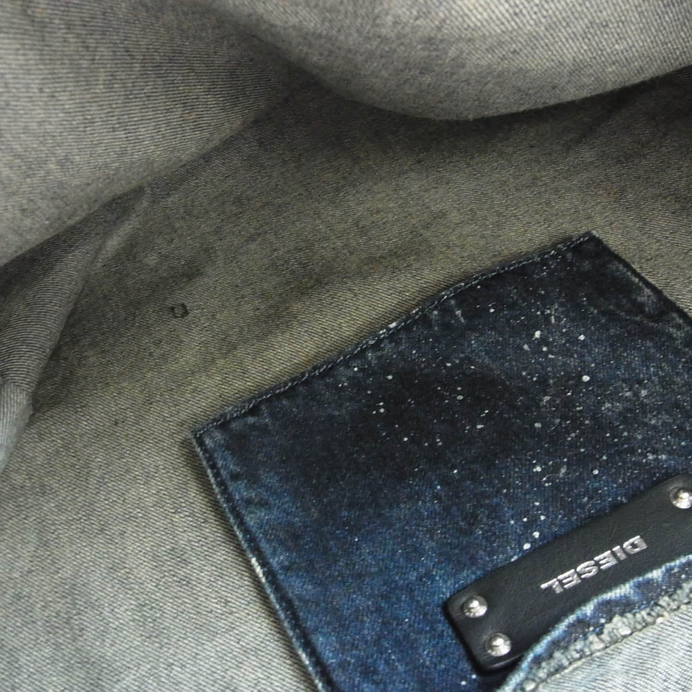 DIESEL ディーゼル ケミカル ウォッシュ デニム トート バッグ