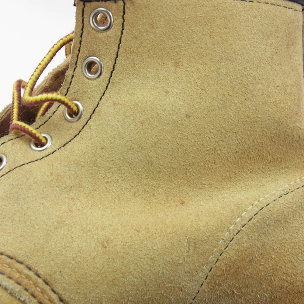 RED WING レッドウィング 8173 6-inch Classic Moc クラシックモック スエード ブーツ ベージュ系 30cm【中古】