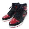 NIKE ナイキ 555088-063 Air Jordan 1 High OG Patent Bred エアジョーダン1 ハイ OG "パテント ブレッド スニーカー ブラック系 レッド系 27cm【新古品】【未使用】【中古】