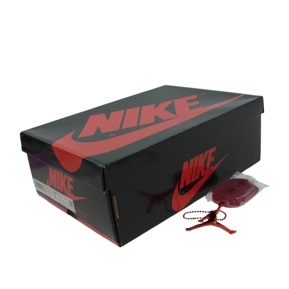 NIKE ナイキ 555088-063 Air Jordan 1 High OG Patent Bred エアジョーダン1 ハイ OG "パテント ブレッド スニーカー ブラック系 レッド系 27cm【新古品】【未使用】【中古】