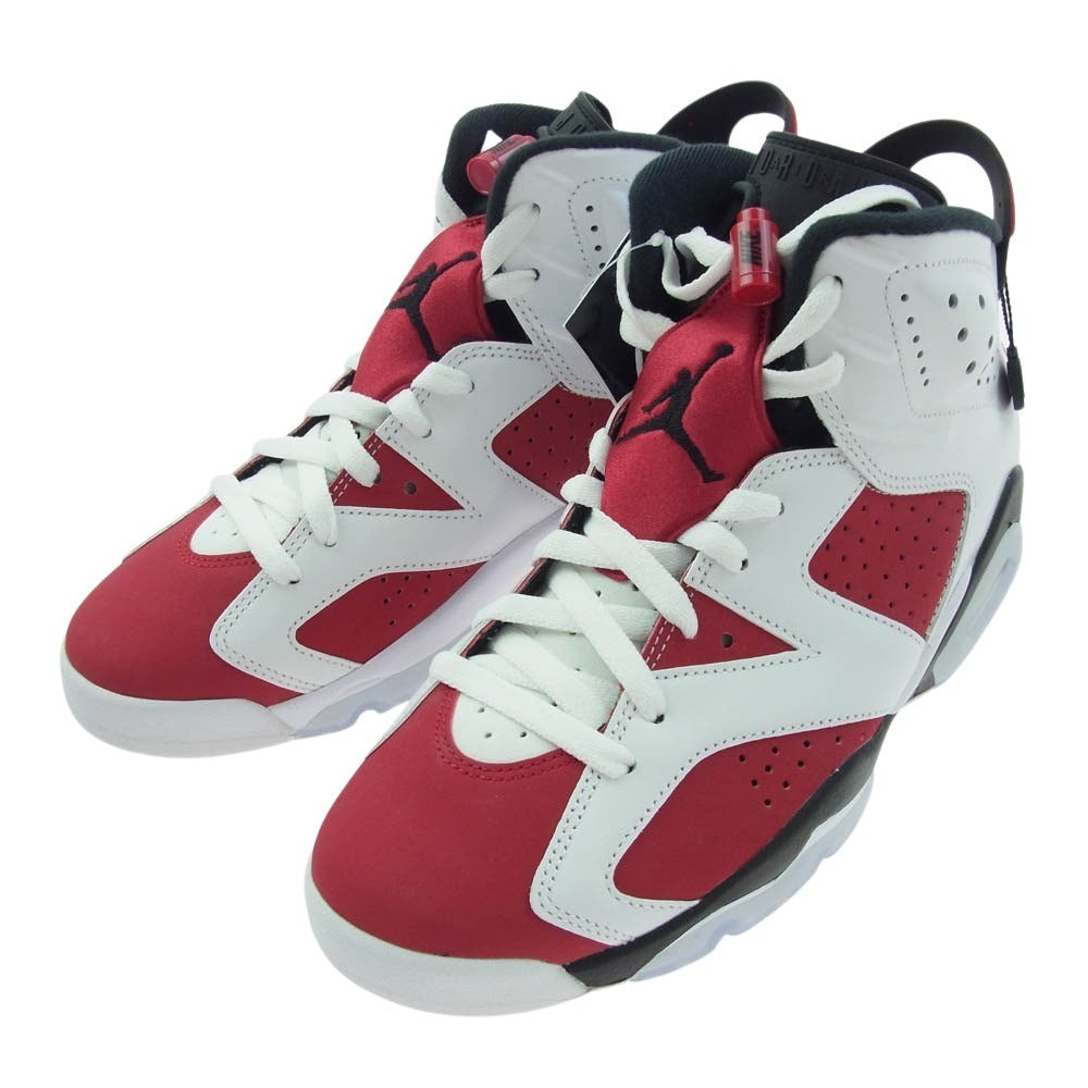 NIKE ナイキ CT8529-106 Air Jordan 6 Carmine  2021 エアジョーダン6 カーマイン 2021 スニーカー ホワイト系 レッド系 26.5cm【新古品】【未使用】【中古】