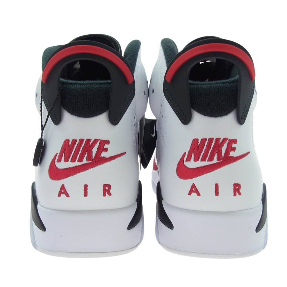 NIKE ナイキ CT8529-106 Air Jordan 6 Carmine  2021 エアジョーダン6 カーマイン 2021 スニーカー ホワイト系 レッド系 26.5cm【新古品】【未使用】【中古】
