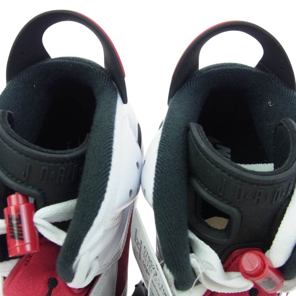 NIKE ナイキ CT8529-106 Air Jordan 6 Carmine  2021 エアジョーダン6 カーマイン 2021 スニーカー ホワイト系 レッド系 26.5cm【新古品】【未使用】【中古】