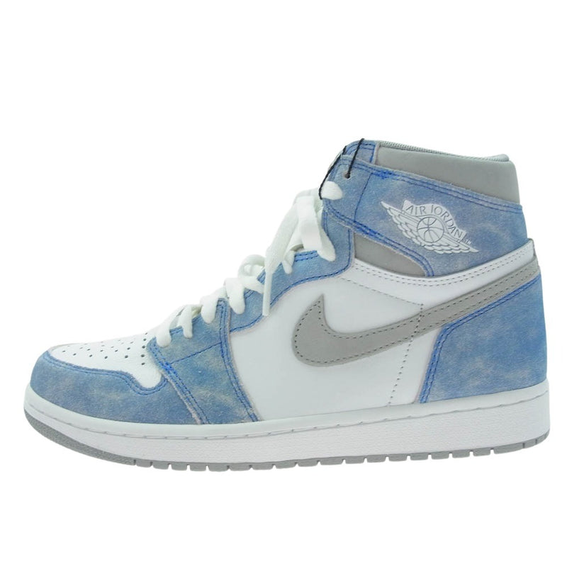 NIKE ナイキ 555088-402 Air Jordan 1 High OG Hyper Royal エアジョーダン1 ハイ OG ハイパーロイヤル スニーカー ホワイト系 ライトブルー系 26.5cm【新古品】【未使用】【中古】