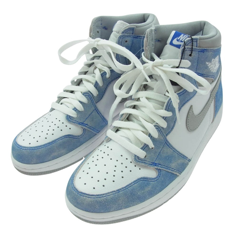 NIKE ナイキ 555088-402 Air Jordan 1 High OG Hyper Royal エアジョーダン1 ハイ OG ハイパーロイヤル スニーカー ホワイト系 ライトブルー系 26.5cm【新古品】【未使用】【中古】