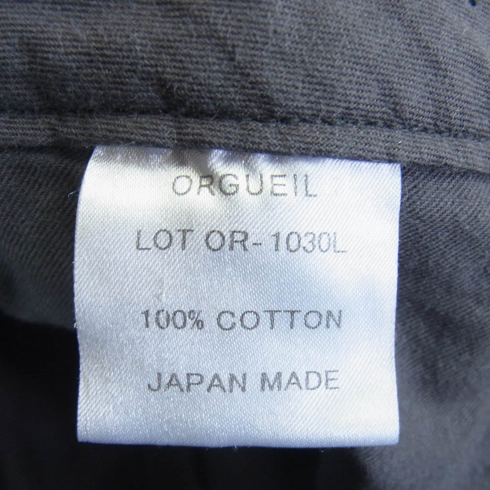 ORGUEIL オルゲイユ OR-1030L Workers Trousers ワーカーズ トラウザー パンツ 日本製 グレー系 32【中古】