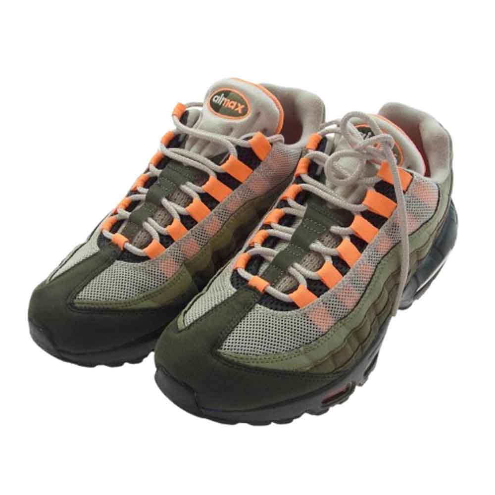 NIKE ナイキ AT2865-200 Air Max 95 String/Total Orange エアマックス95 ストリング トータルオレンジ スニーカー カーキ系 26cm【中古】