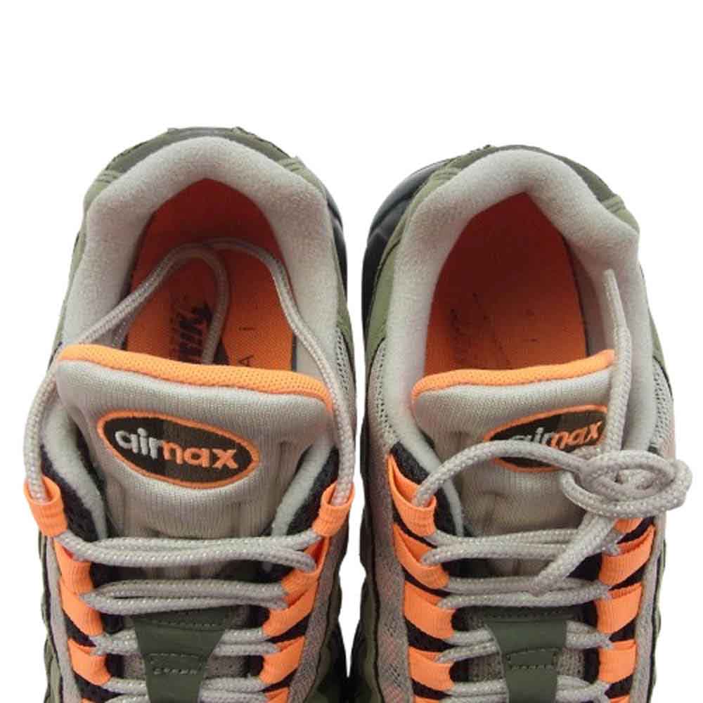 NIKE ナイキ AT2865-200 Air Max 95 String/Total Orange エアマックス95 ストリング トータルオレンジ スニーカー カーキ系 26cm【中古】